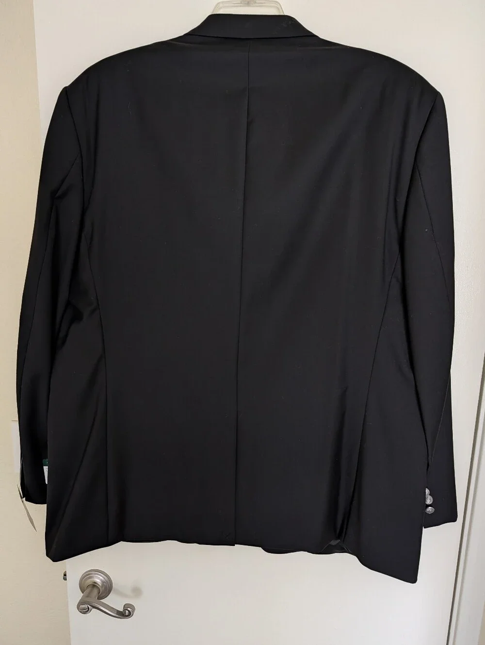 Lauren Ralph Lauren Black Men's Two-Button Sport Coat Blazer 50L Lewis Ultraflex